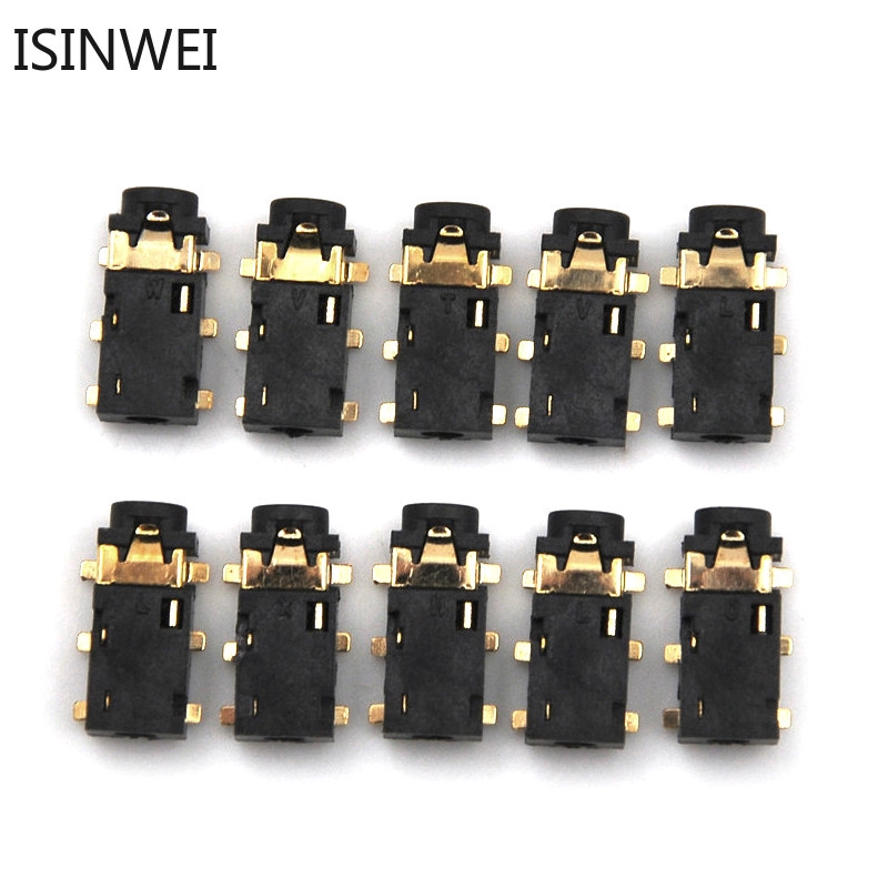 5 Đầu nối audio tai nghe 6pin 2.5mm PJ242 SMT SMD