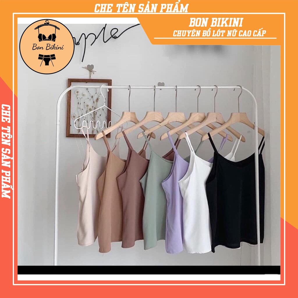 Áo 2 dây - áo 2 dây thời trang vải đũi lụa full màu freeship