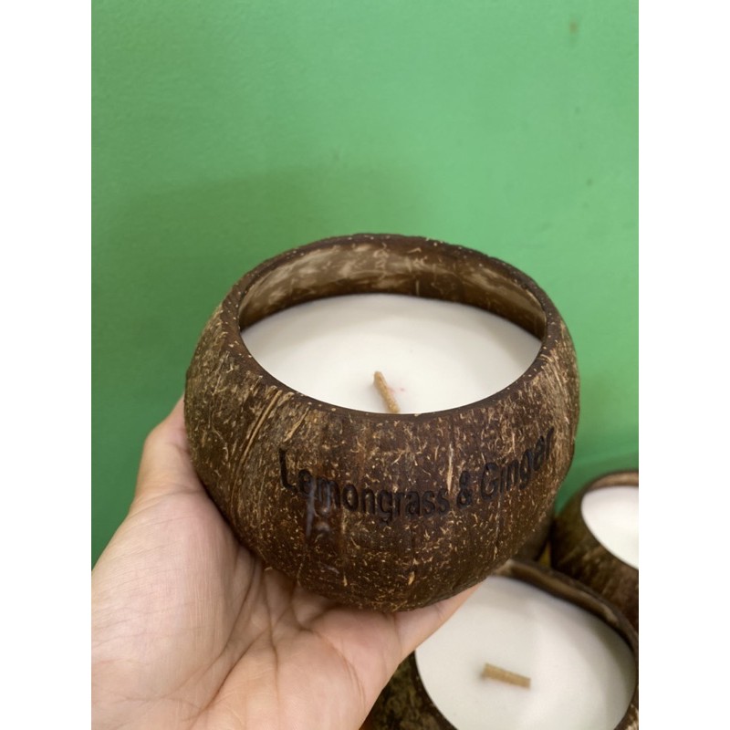 [SỈ INBOX] Nến thơm VNXK Coconut Bowls - Sáp đậu nành. Quà tặng cao cấp. Hand poured soy wax candles made in Vietnam