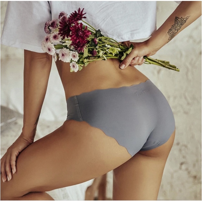 Quần lót nữ đúc su không đường may lượn sóng không thấy viền size L, XL mã 710