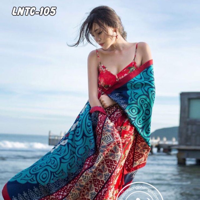 Khăn choàng đi biển - du lịch