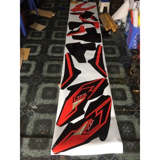 Tem trùm TFX racing đỏ đen