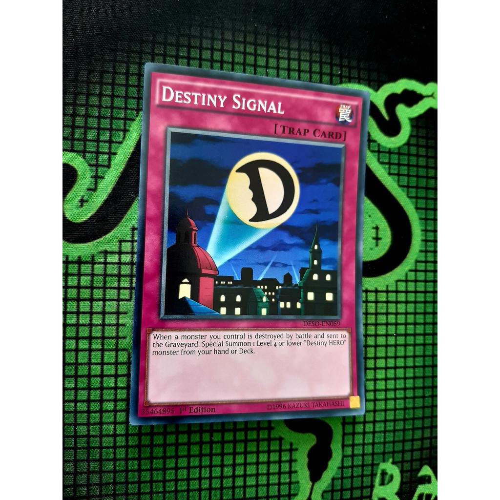 THẺ BÀI YUGIOH Destiny Signal - Super Rare 1st Edition