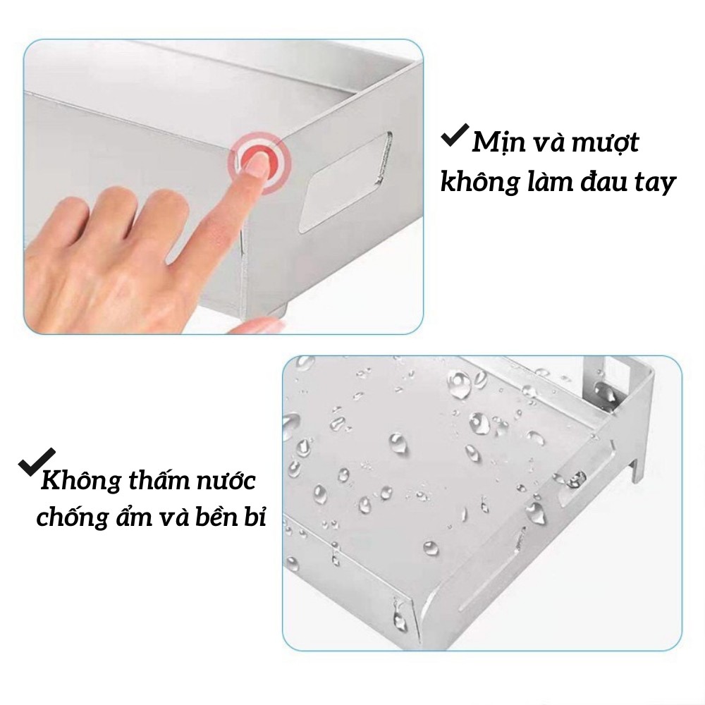 Kệ đựng gia vị ,kệ gia vị inox ,giá đựng đồ nhà bếp , phòng tắm tiện dụng TIME HOME