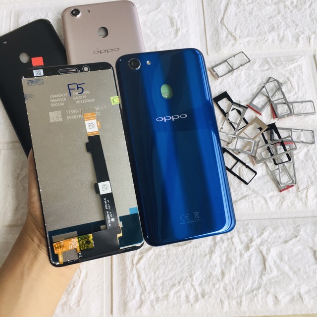 Combo Bộ Vỏ Sườn + Màn Hình Oppo F5 Zin Hàng Cao Cấp (Tặng khay sim)