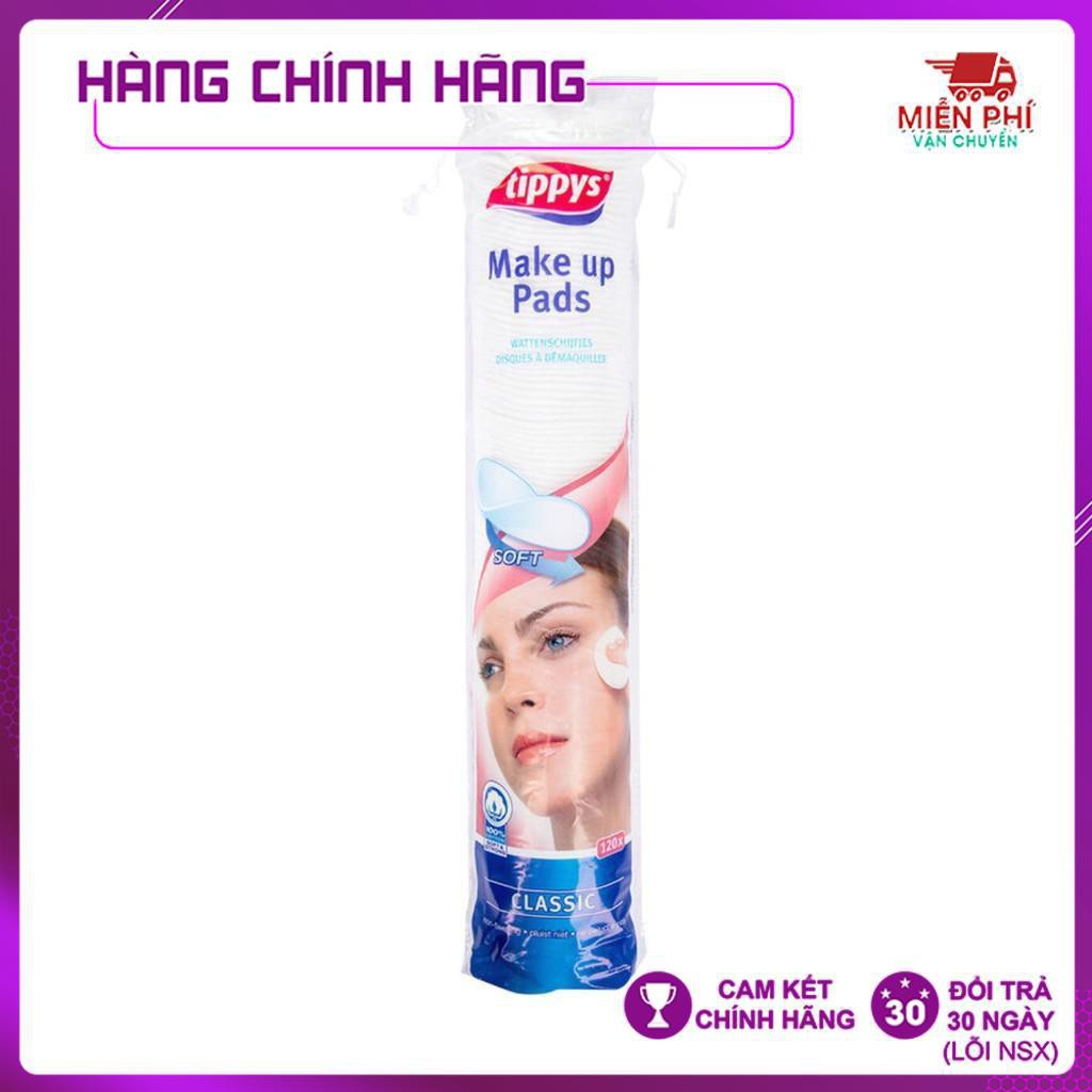 BÔNG TẨY TRANG TIPPYS – ĐỨC – SOFT – 100 MIẾNG – 140 MIẾNG