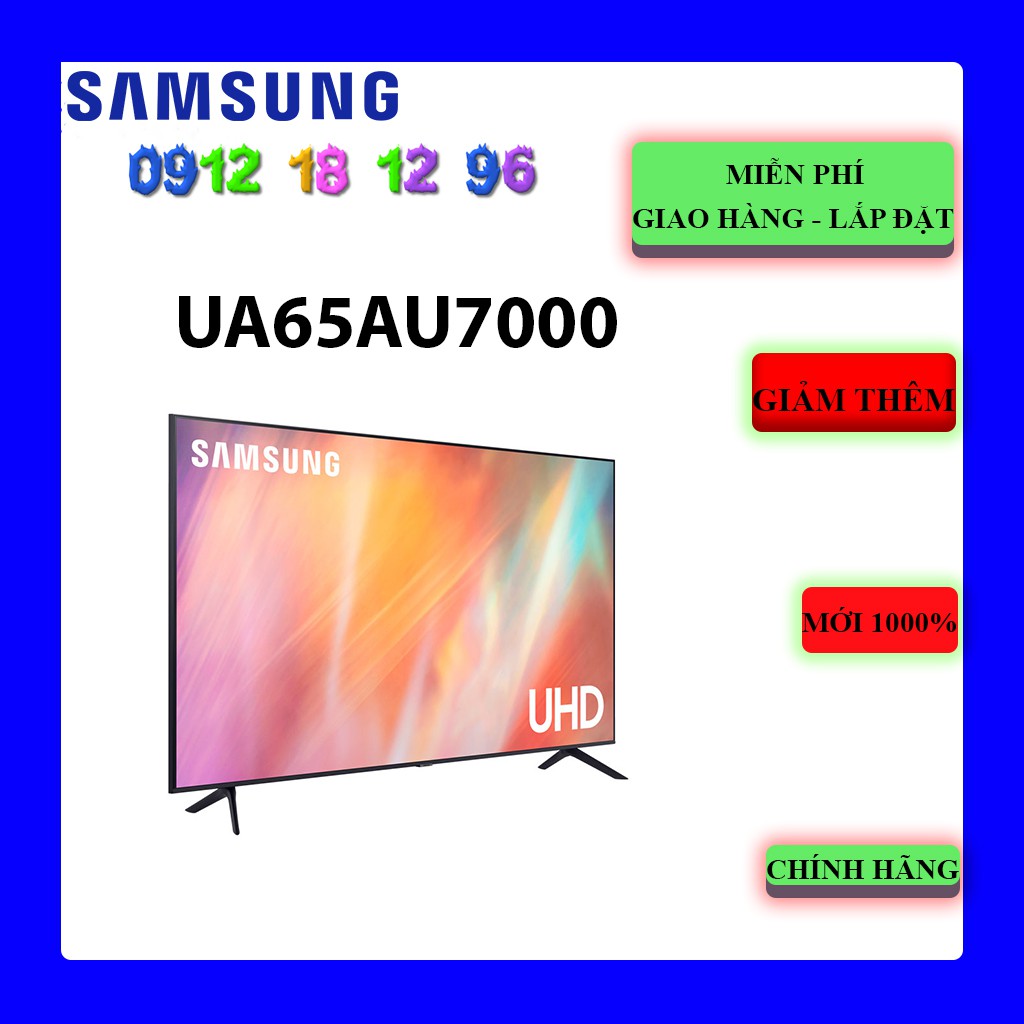 FREESHIP _ Smart Tivi Samsung UA65AU7000 4K UHD 65 Inch | 65AU7000