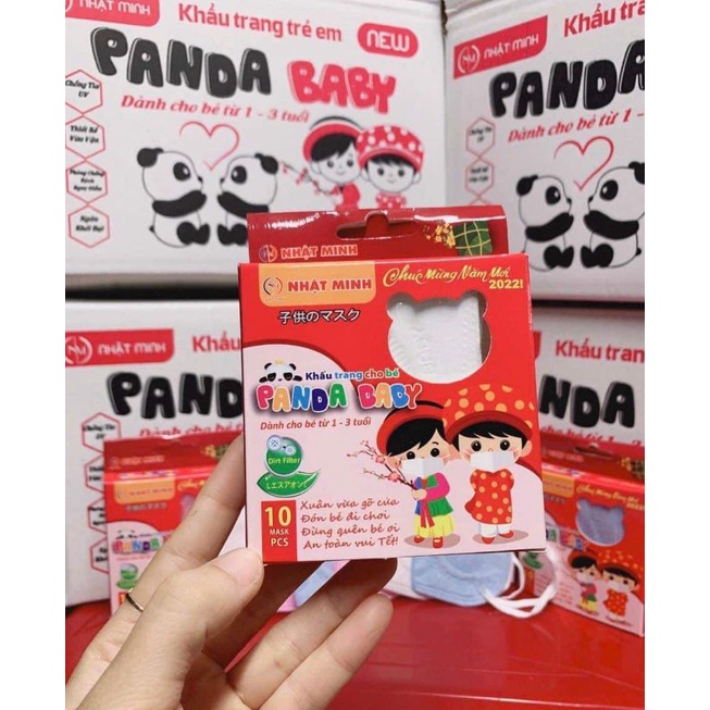 Khẩu trang Trẻ em Panda 3D Kids cho bé từ 6 tháng đến 12 tuổi