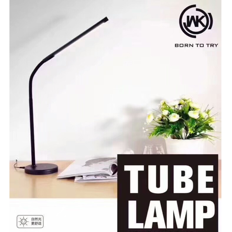 Đèn làm việc công nghệ LED thiết kế cao cấp tích điện thông minh chống cận để bàn đa chức năng WK Design WT - L04