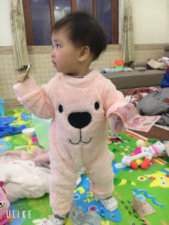 Body lông mềm đáng yêu cho bé