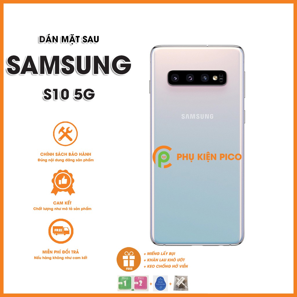 Dán PPF Samsung S10 5G full mặt sau - Dán PPF mặt mặt lưng Samsung Galaxy S10 5G dẻo trong suốt