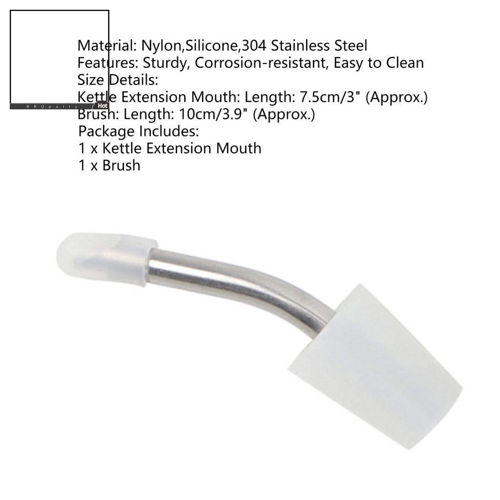 Ấm Đun Nước Silicone Mỏng Chống Mòn Có Vòi Mở Rộng Cho Hoạt Động Ngoài Trời