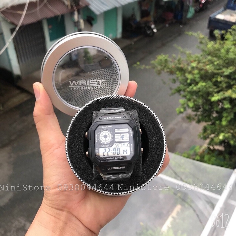 Đồng Hồ AE1200 năng động hai màu cá tính dành cho nam