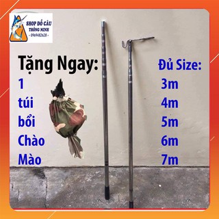 Sào rút inox, sào bẫy chim đa năng 3m 4m 5m 6m 7m.... sào treo chim, sào rút nhôm, sào rút 7m, sào bẫy chim sẻ
