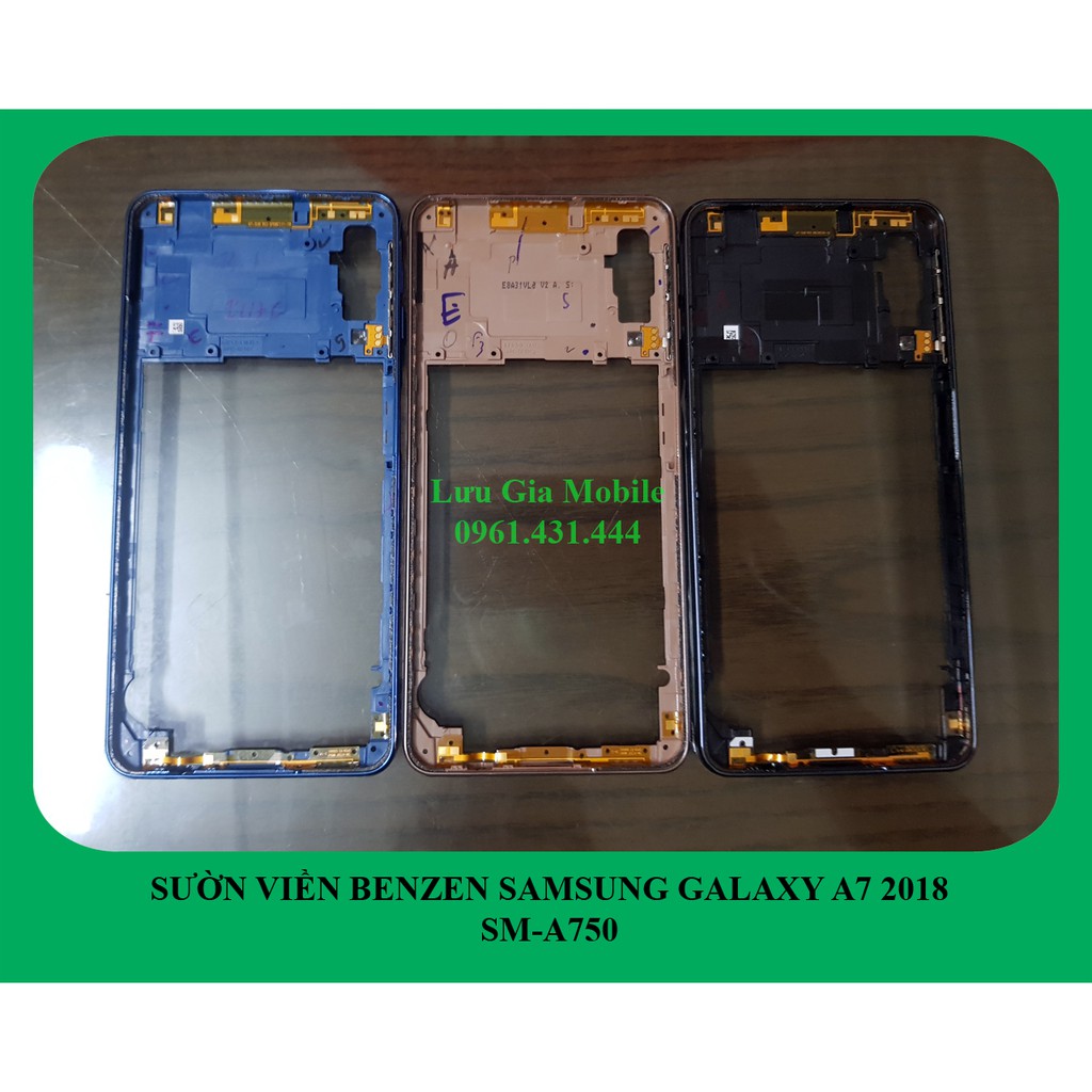 Vỏ khung sườn viền benzen Samsung A7 2018 A750 chính hãng