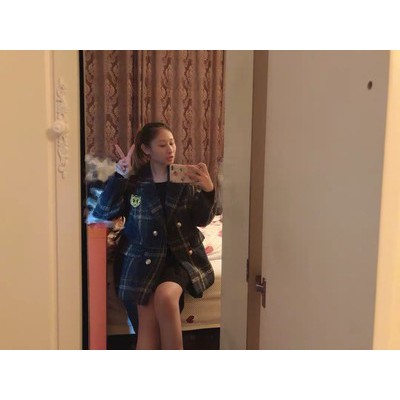 [Hàng Loại 1-Ảnh Thật] Áo Dạ Kẻ Nữ Hàn Quốc | BigBuy360 - bigbuy360.vn