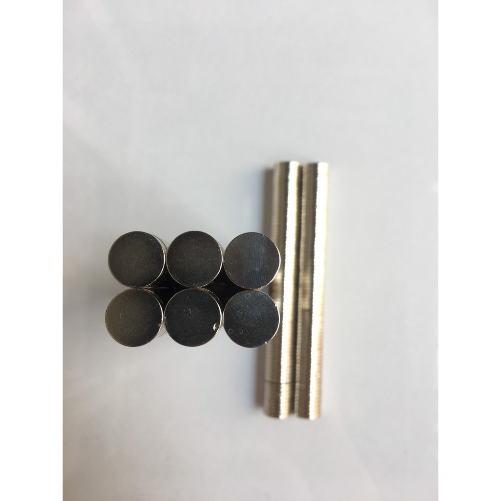 Nam châm trắng đất hiếm 12x1,5 lực từ cực mạnh