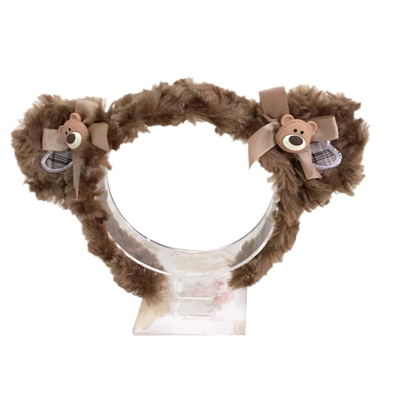 Băng Đô Tai Gấu Bông Phong Cách Lolita Dễ Thương