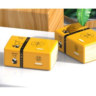Giấy ăn gấu trúc Sipiao, mềm, dai bao bì nhám,hàng nội địa Trung
