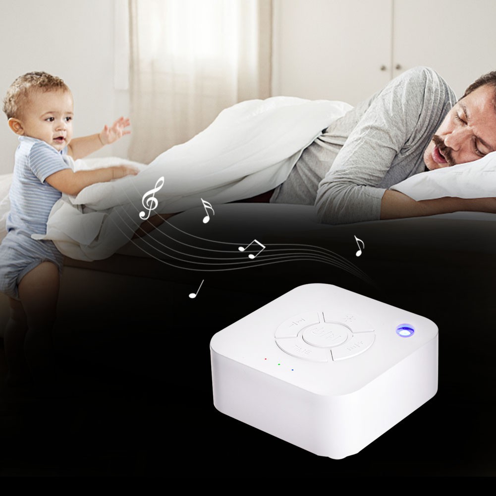 White Noise Machine USB Rechargeable Timed Shutdown Sleep Sound Machine For Sleeping & Relaxation for Baby Adult