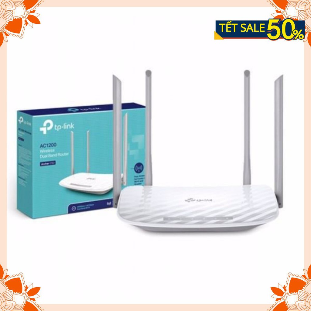 [GIÁ SỐC] [SALE OFF]Bộ Phát Wifi Băng Tần Kép TP-Link Archer C50 Chuẩn AC Tốc Độ 1200Mbps - BH 2 năm