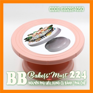 Bàn xoay nhựa HỒNG - Size LỚN 30cm (MÀU ĐẬM/NHẠT TÙY LÔ)