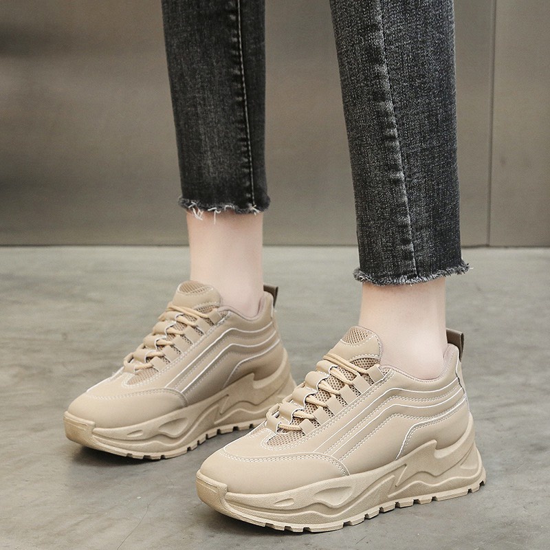 XẢ KHO (S125) Giầy thể thao nữ đế 5 phân (mã 6610 - thể thao)