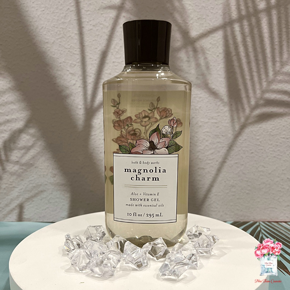 Sữa Tắm Bath & Body Works Magnolia Charm Hương Thơm Hoa Cỏ Mùa Xuân Dịu Dàng 295ml