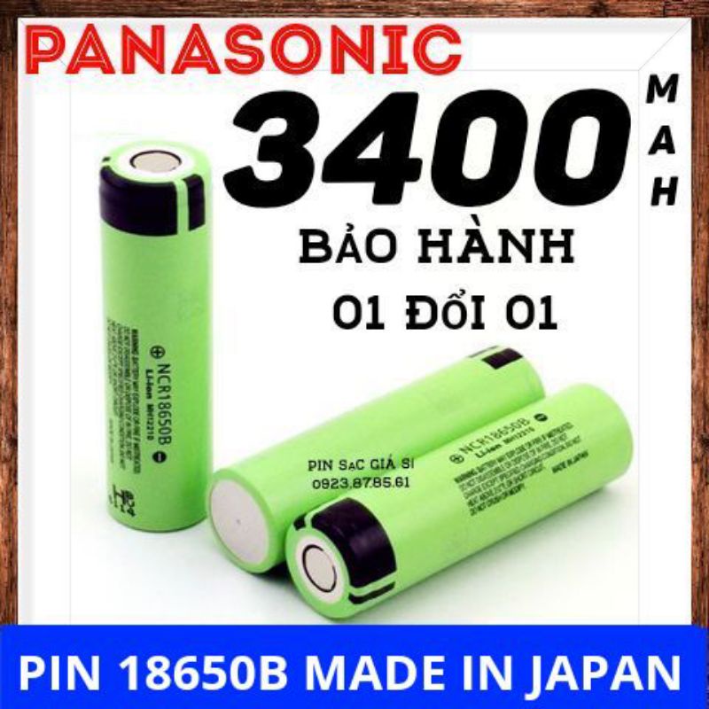 Pin 18650 Panasonic 3400mah MADE IN JAPAN