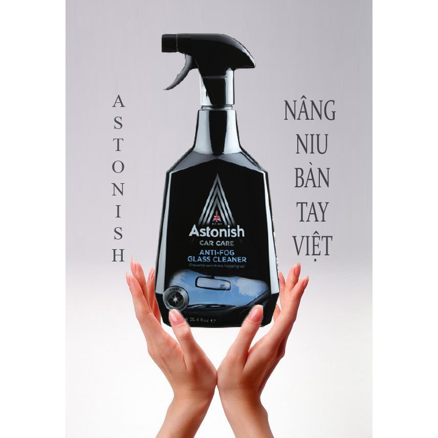 Bình xịt làm sạch và chống bụi mờ kính ô tô Astonish C1531