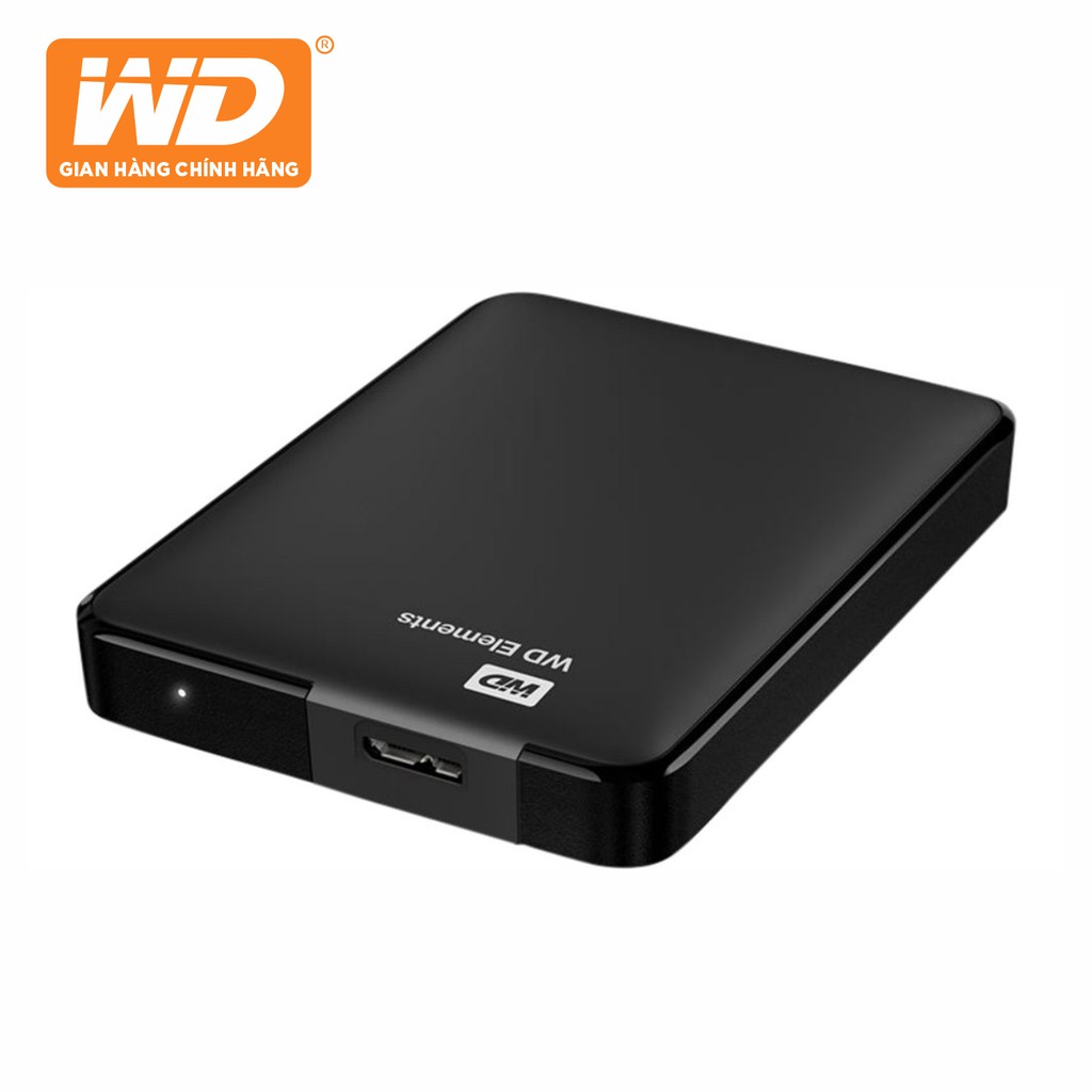 Ổ Cứng Di Động WD Elements Portable 2TB 2.5 USB 3.0 - WDBU6Y0020BBK-WESN - Hàng Phân Phối Chính Hãng