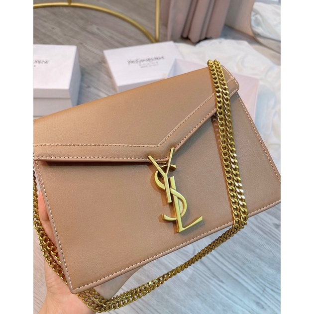 Túi YSL nẹp đinh full box