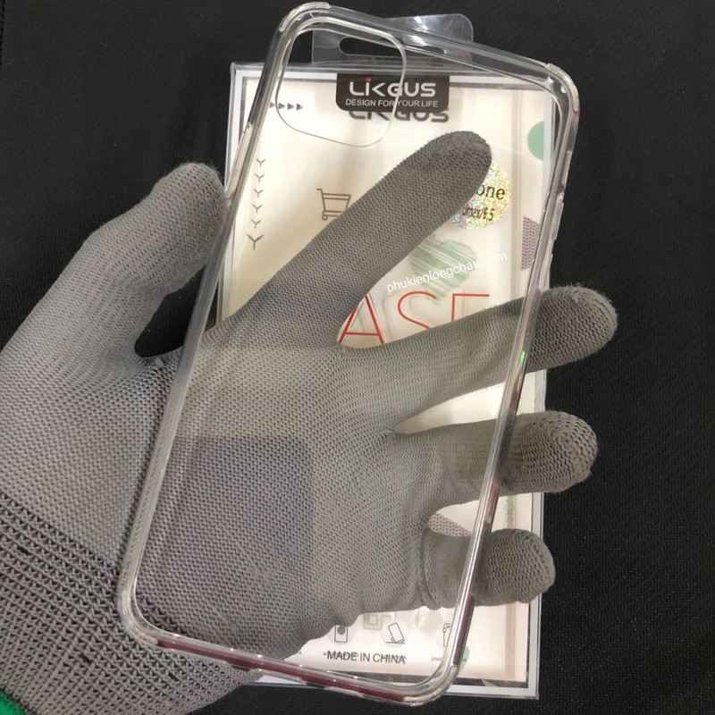 Ốp Lưng iPhone 11 Pro Max Viền Dẻo Chống Sốc Lưng Kính Không Ố Vàng Likgus