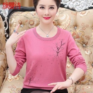 Áo len nữ trung niên cao cấp kiểu dáng sang trọng QCNP1449
