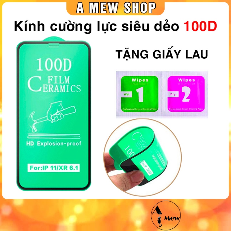 [SIÊU RẺ]Cường Lực Iphone Dẻo Full Màn 100d (Không Lo Sứt Mẻ) 6/6plus/6s/6splus/7/7plus/8/8plus/x/xr/xs/11/12/mini/pro/p