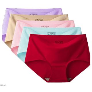 Quần lót màu trơn thiết kế không đường may thời trang cho nữ