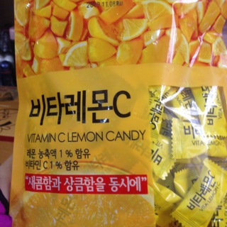 Kẹo ILKWANG vitamin C lemon Candy gói 300g