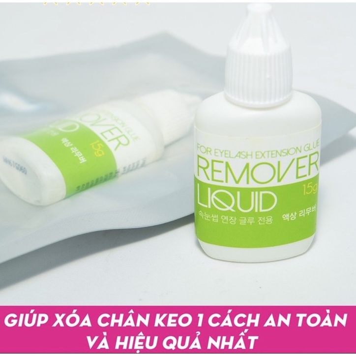 Khử dầu trên mi remover liquid -dụng cụ nối mi - QUYÊN QUYÊN