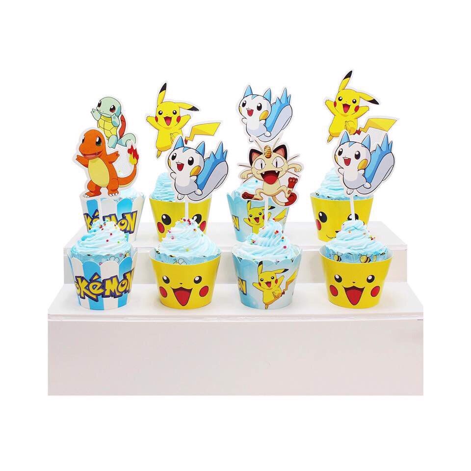 Tem cắm bánh Pokemon pdm12