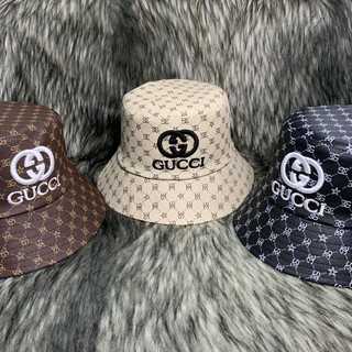 Nón Bucket / Nón Vành Tròn Chất Liệu Da Bóng Chống Nước Thêu LOGO GC N056