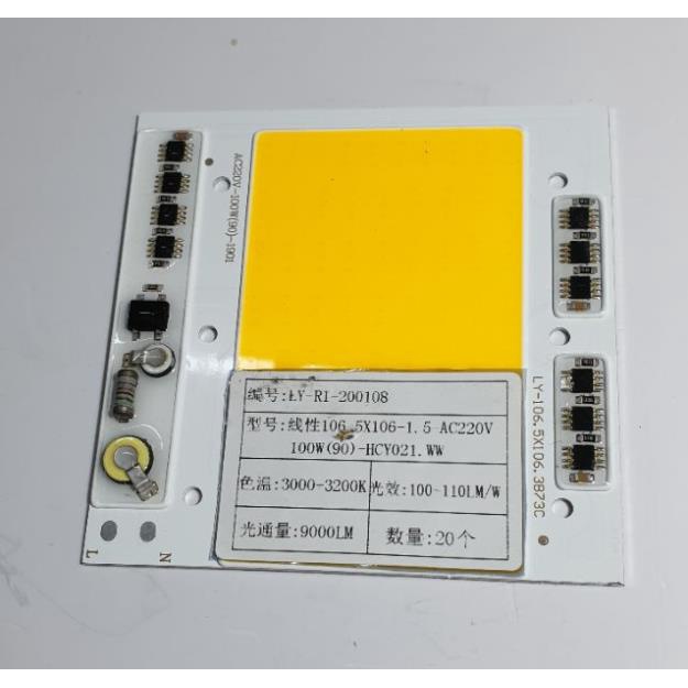 Chíp led 50w - 220v 5×6 cm siêu sáng cob