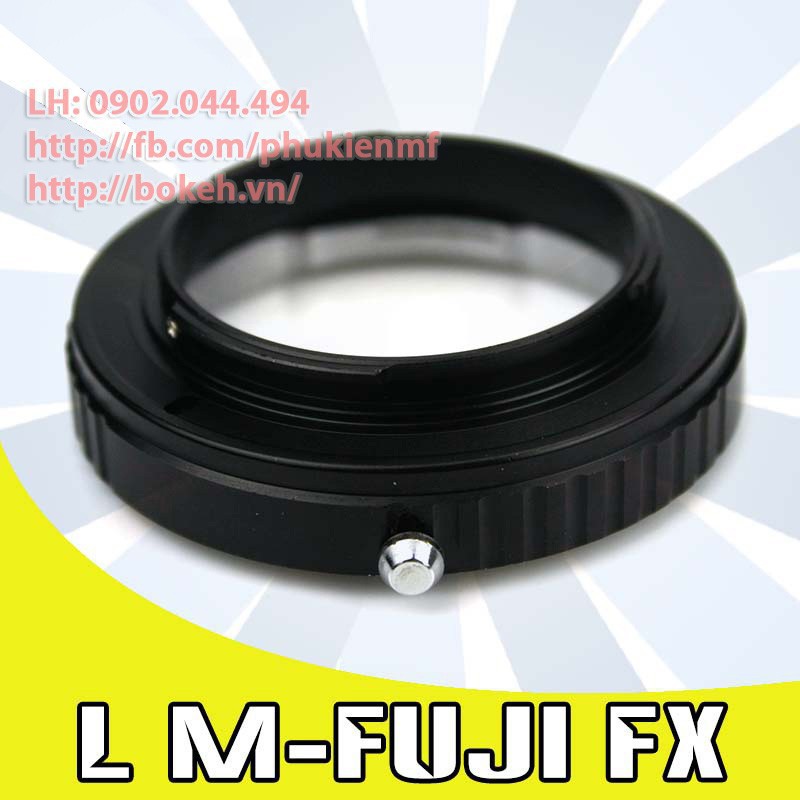 LM-FX Mount adapter chuyển lens ngàm Leica M sang body Fujifilm X ( LM-FUJIFILM LM-FUJI LEICA-M FX FUJI-X )