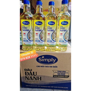 Bán Buôn Dầu đậu nành Simply 1000ml ( chính hãng)