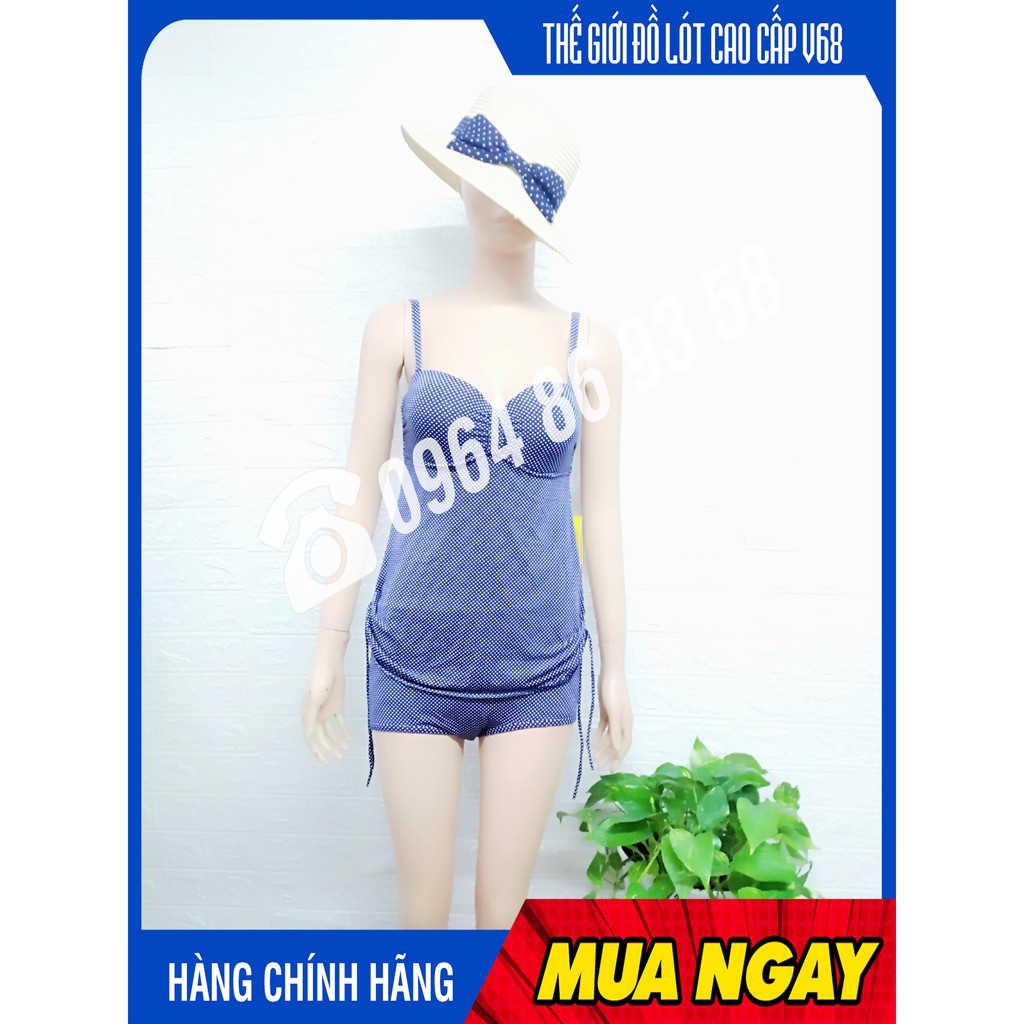 Sét bơi nữ 2 mảnh cao cấp chấm bi của Nga