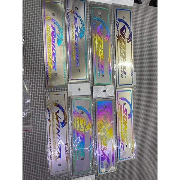 Bảng tên titan    phân loại  sonic  vario  exciter  winner  winner x  raider  satria