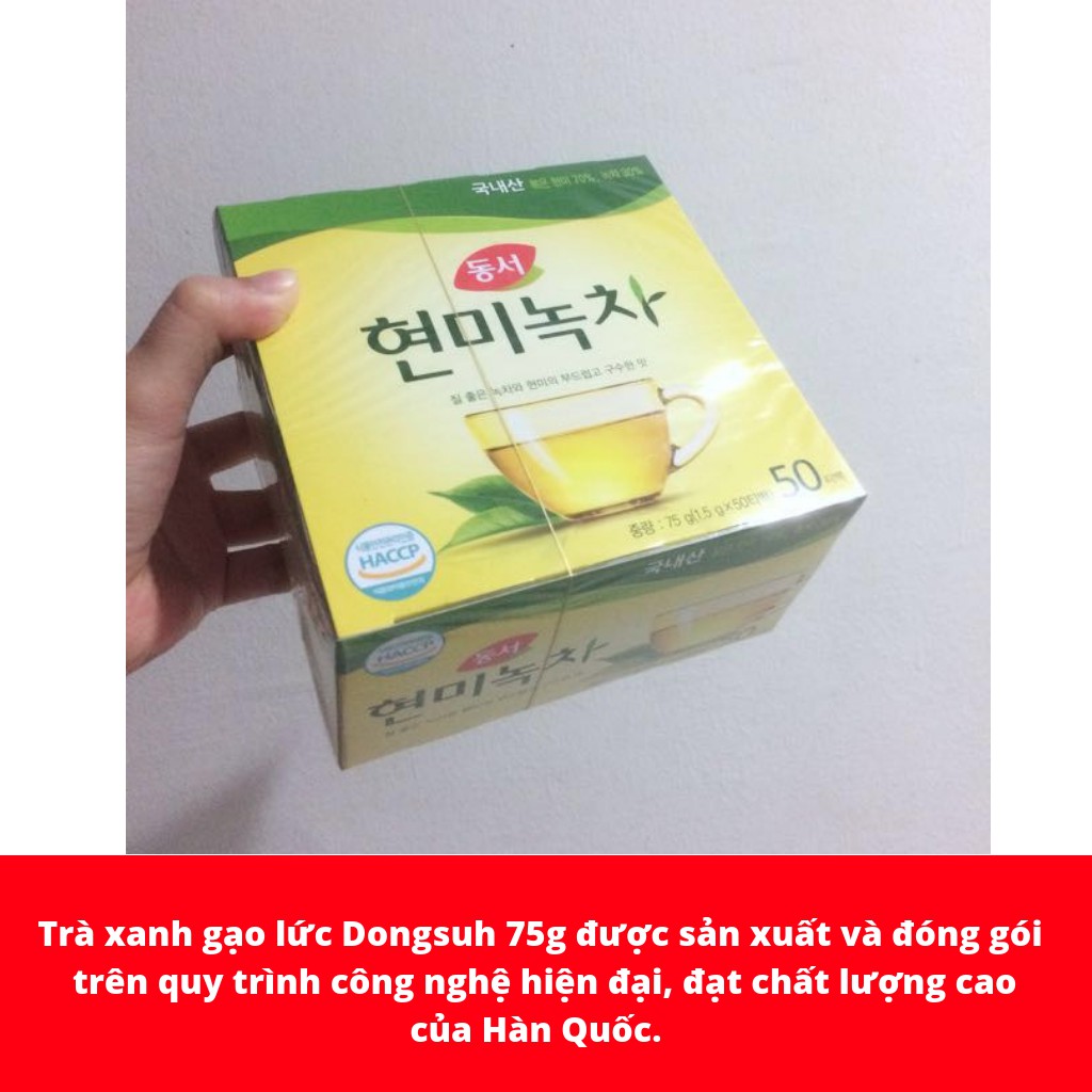 TRÀ XANH GẠO LỨT DONGSUH HÀN QUỐC HỘP 75G