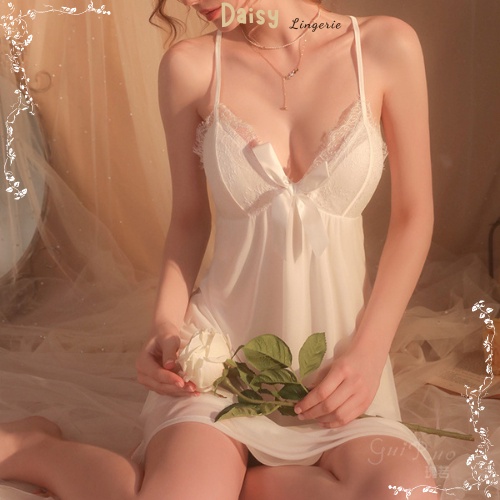 [Hỏa Tốc, Bảo Mật] Váy Ngủ Sexy Gợi Cảm Đầm Ngủ Ren 2 Lớp 2 Dây Kèm Mút Ngực Cao Cấp - Mã VN029