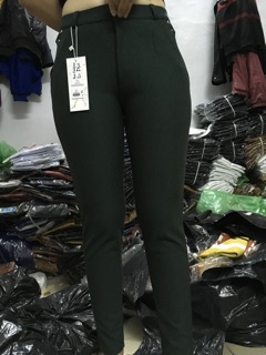 Quần cotton mè dây kéo