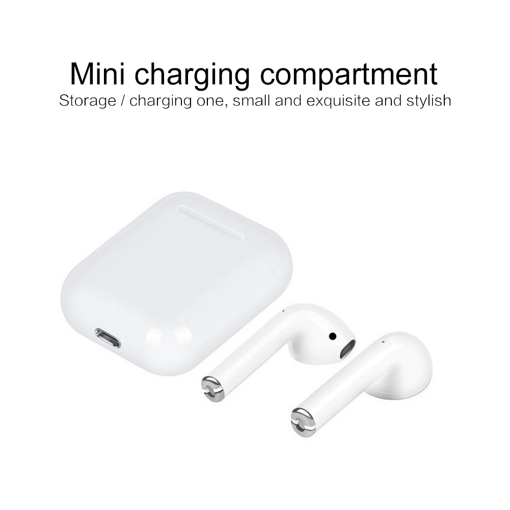 TWS Double Mini Wireless Bluetooth touch Earphone Headphone Earbuds With Charging Box Mic