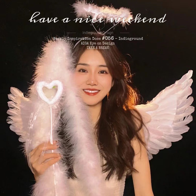 COSPLAY CÁNH THIÊN THẦN TRẮNG bộ cánh thiên thần hóa trang nhiều màu sắc cho bé và người lớn